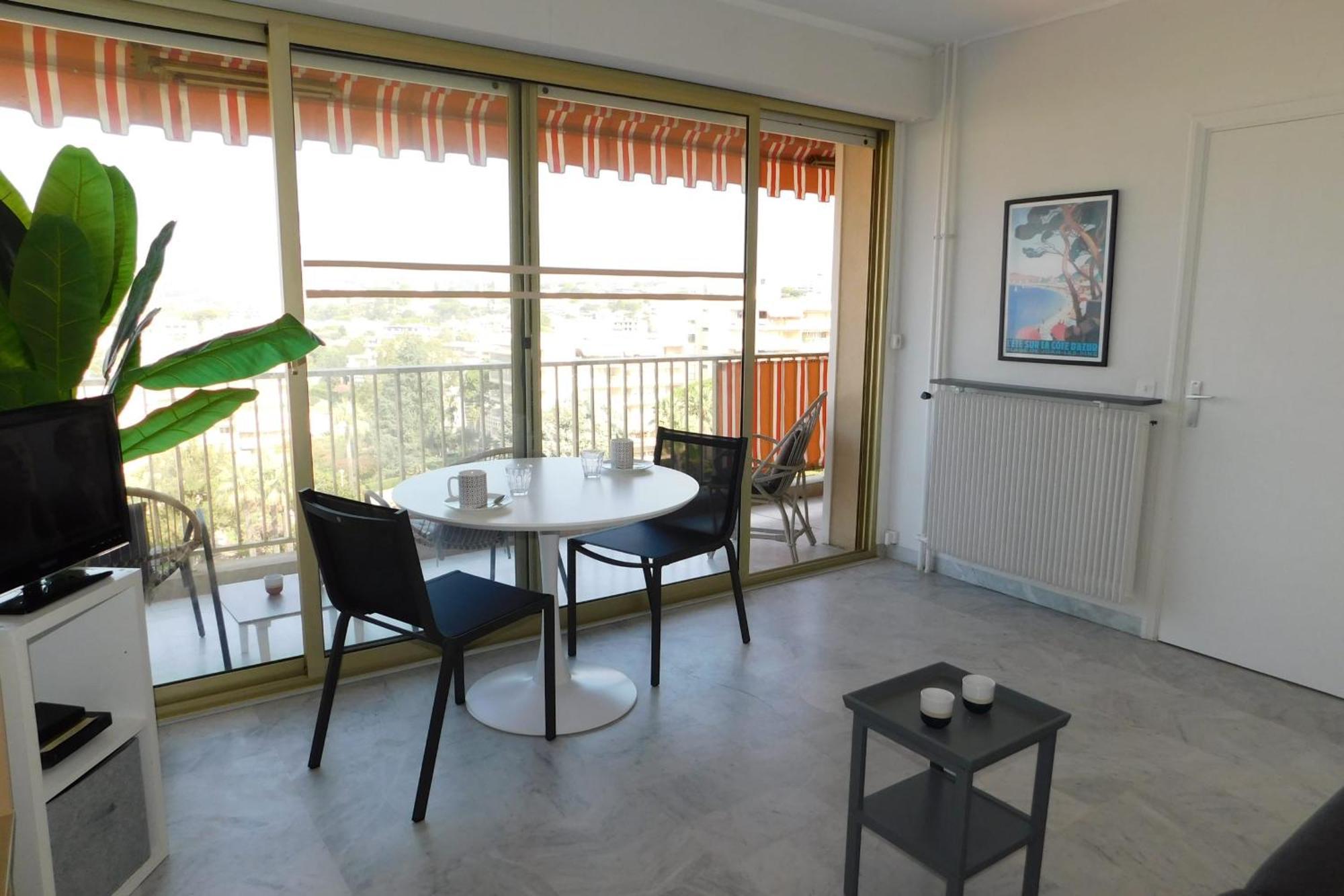 Apartmán Charming T2 Eden Park With Swimming Pool Private Parking Juan-les-Pins Exteriér fotografie